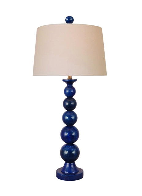 ALEX NAVY ART DECO LAMP