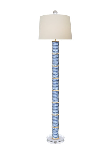 SARAH FLOOR LAMP-BLUE