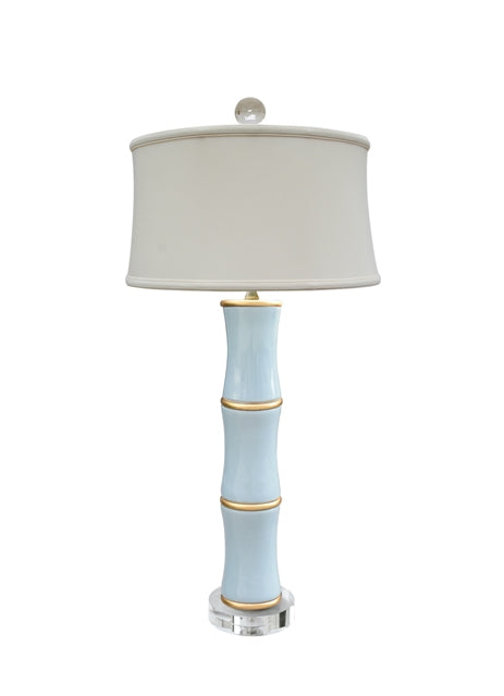 SARAH CANE LAMP-CELEDON