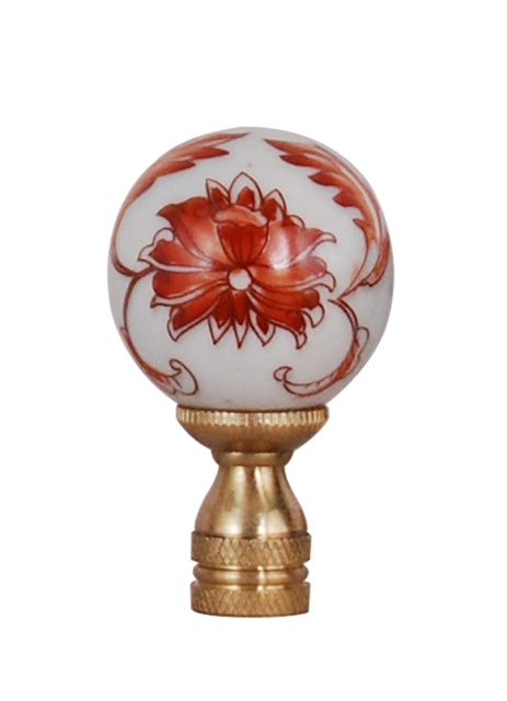 CERAMIC FLORAL-RED